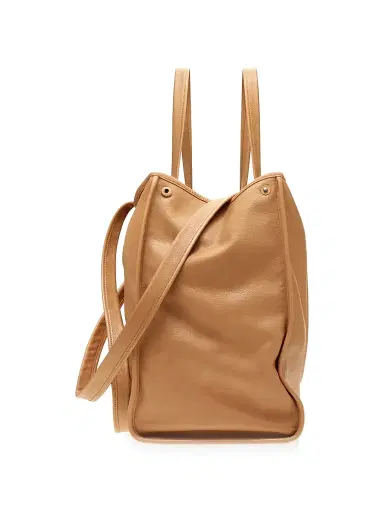 TELFAR Men's Large Carry Logo Leather Bag | Thumbnail 4 TELFAR Men's Large Carry Logo Leather Bag | Thumbnail 4