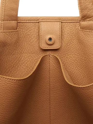 TELFAR Men's Large Carry Logo Leather Bag | Thumbnail 9 TELFAR Men's Large Carry Logo Leather Bag | Thumbnail 9