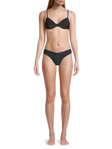 Beach Riot Women's Vanessa Bikini Bottom - Black | Thumbnail 2