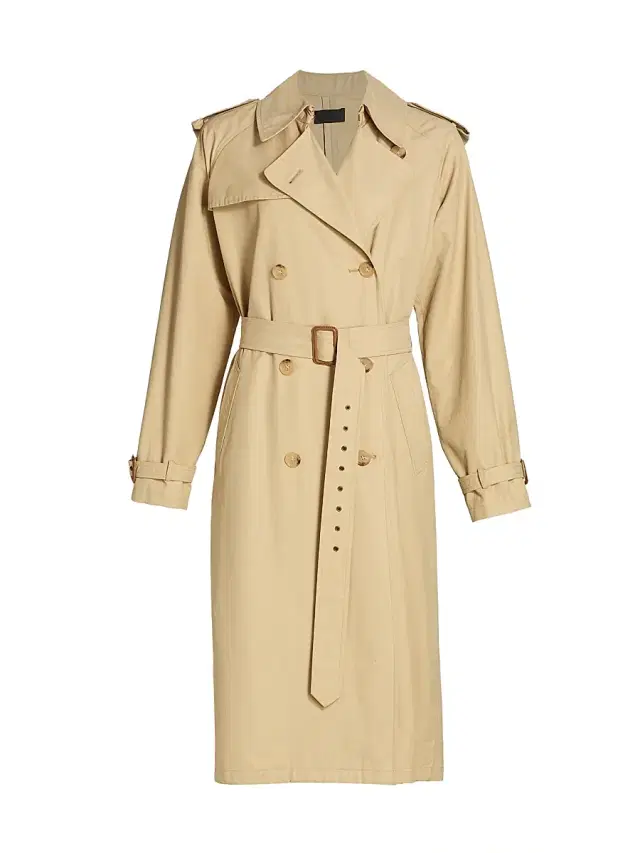 Nili Lotan Women's Tanner Trench Coat - Khaki