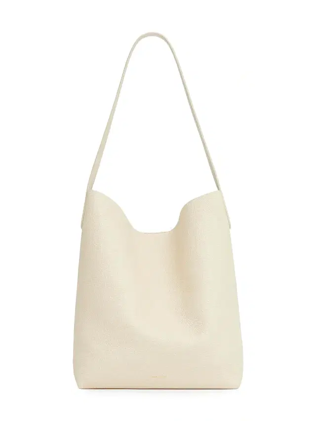 Mansur Gavriel Women's Everyday Cabas Pebbled-Leather Bag - Jasmine