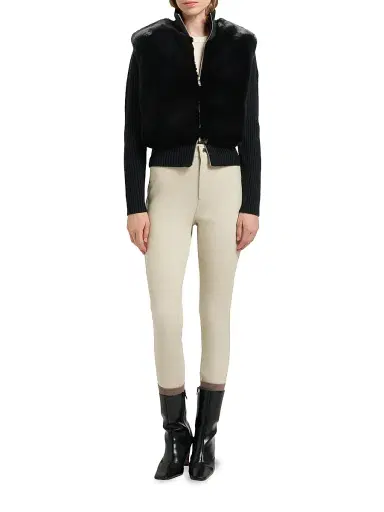 Moose Knuckles Women's Dua Bunny Wool-Cashmere Zip Cardigan | Thumbnail 2 Moose Knuckles Women's Dua Bunny Wool-Cashmere Zip Cardigan | Thumbnail 2