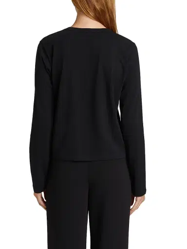 Leset Women's Margo Cotton Long-Sleeve T-Shirt - Black | Thumbnail 5 Leset Women's Margo Cotton Long-Sleeve T-Shirt - Black | Thumbnail 5