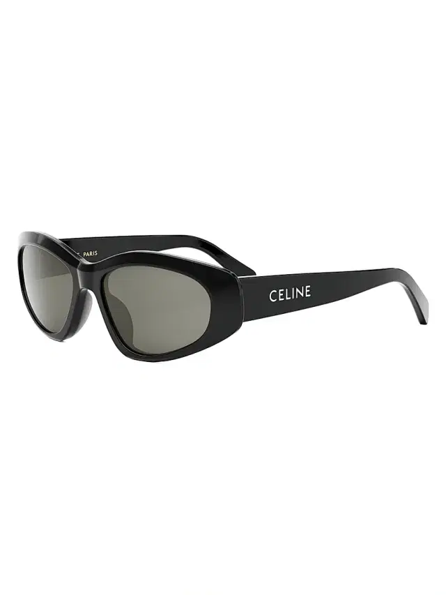 CELINE Men's Monochroms 57MM Geometric Sunglasses - Shiny Black Smoke