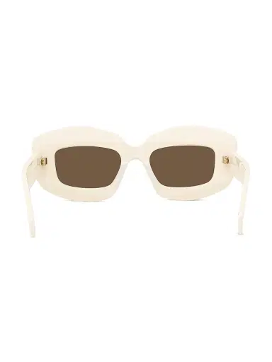 Loewe Men's Anagram Starry Night 49MM Rectangular Sunglasses - Shiny Ivory Smoke | Thumbnail 6 Loewe Men's Anagram Starry Night 49MM Rectangular Sunglasses - Shiny Ivory Smoke | Thumbnail 6