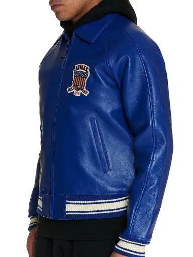 Avirex Men's Icon Leather Jacket | Thumbnail 3