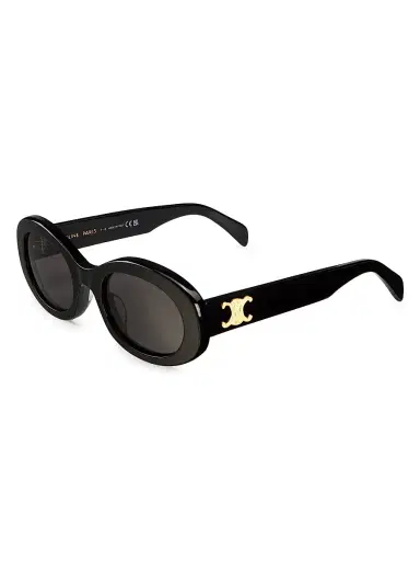 Celine Men's 52MM Oval Acetate Sunglasses | Thumbnail 1 Celine Men's 52MM Oval Acetate Sunglasses | Thumbnail 1