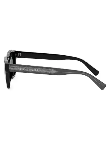 BVLGARI Men's Tubogas 55MM Rectangular Sunglasses | Thumbnail 3 BVLGARI Men's Tubogas 55MM Rectangular Sunglasses | Thumbnail 3