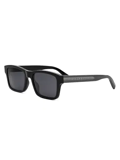 BVLGARI Men's Tubogas 55MM Rectangular Sunglasses | Thumbnail 1 BVLGARI Men's Tubogas 55MM Rectangular Sunglasses | Thumbnail 1