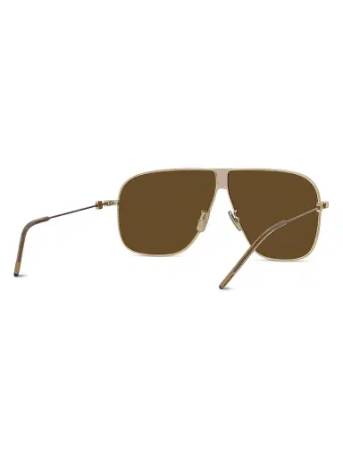 Givenchy Men's GV Speed 64MM Pilot Sunglasses - Gold Brown | Thumbnail 6 Givenchy Men's GV Speed 64MM Pilot Sunglasses - Gold Brown | Thumbnail 6