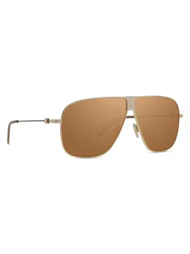 Givenchy Men's GV Speed 64MM Pilot Sunglasses - Gold Brown | Thumbnail 8 Givenchy Men's GV Speed 64MM Pilot Sunglasses - Gold Brown | Thumbnail 8
