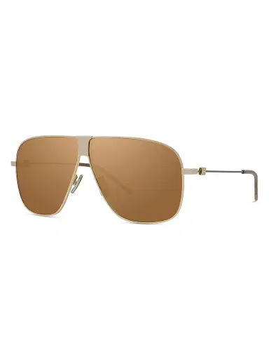 Givenchy Men's GV Speed 64MM Pilot Sunglasses - Gold Brown | Thumbnail 1 Givenchy Men's GV Speed 64MM Pilot Sunglasses - Gold Brown | Thumbnail 1