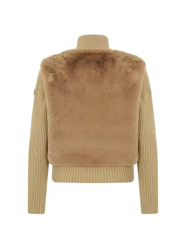 Moose Knuckles Women's Dua Bunny Wool-Cashmere Zip Cardigan | Thumbnail 3 Moose Knuckles Women's Dua Bunny Wool-Cashmere Zip Cardigan | Thumbnail 3
