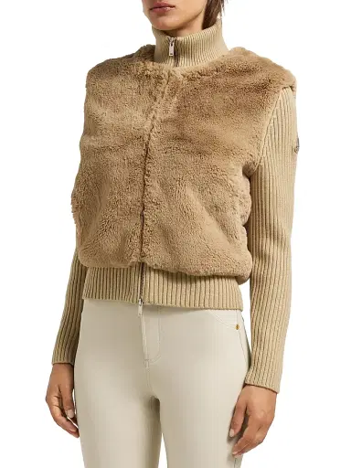 Moose Knuckles Women's Dua Bunny Wool-Cashmere Zip Cardigan | Thumbnail 5 Moose Knuckles Women's Dua Bunny Wool-Cashmere Zip Cardigan | Thumbnail 5