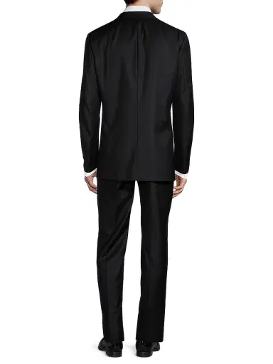 Isaia Men's Sanita Two-Button Wool Tuxedo - Navy | Thumbnail 5
