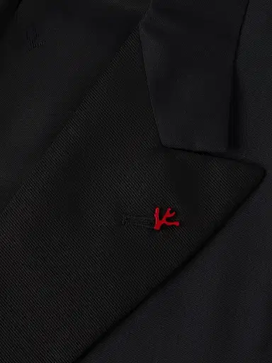 Isaia Men's Sanita Two-Button Wool Tuxedo - Navy | Thumbnail 7