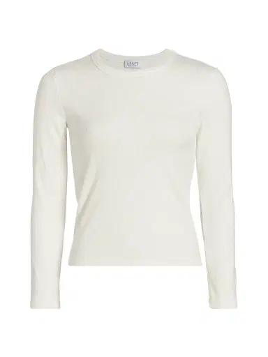 LESET Women's Kelly Long-Sleeve Slim-Fit T-Shirt | Thumbnail 1 LESET Women's Kelly Long-Sleeve Slim-Fit T-Shirt | Thumbnail 1