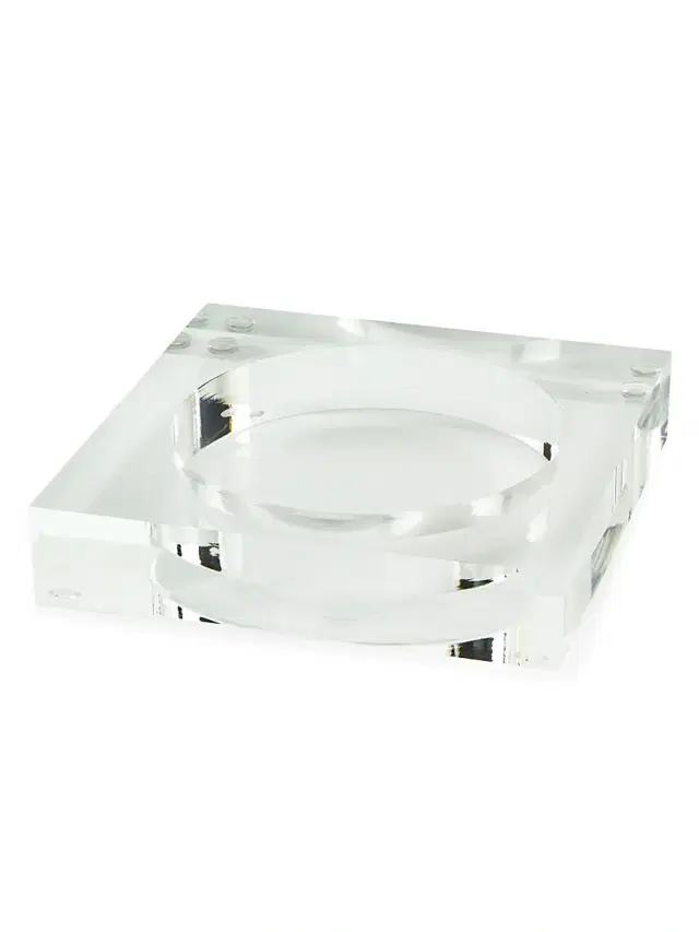 Tizo Wine Bottle Coaster - Clear