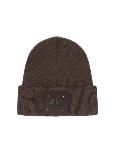 Moose Knuckles Men's Neige Wool Beanie - Espresso | Thumbnail 1