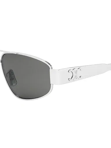 Celine Men's Metal Triomphe 57MM Pilot Sunglasses | Thumbnail 2 Celine Men's Metal Triomphe 57MM Pilot Sunglasses | Thumbnail 2