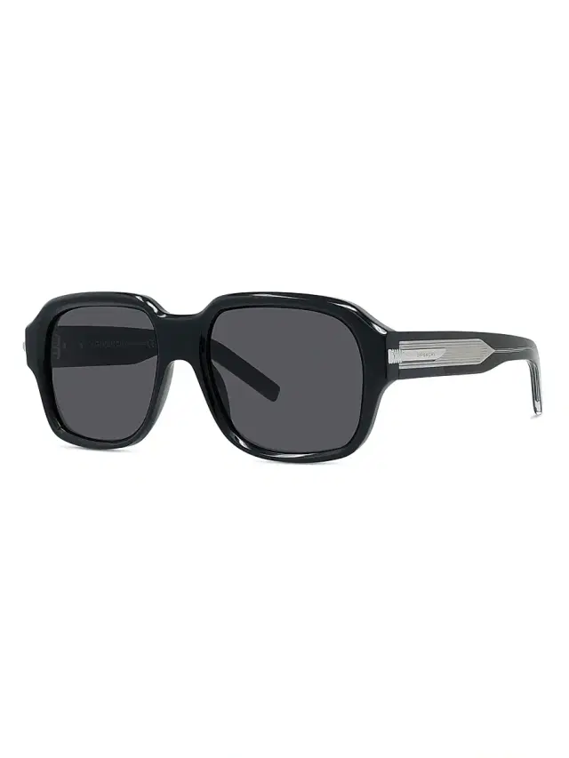 Givenchy Men's GV One 55MM Geometric Sunglasses - Black