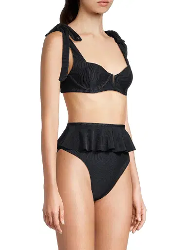Beach Riot Women's Blair Bikini Top - Black | Thumbnail 4