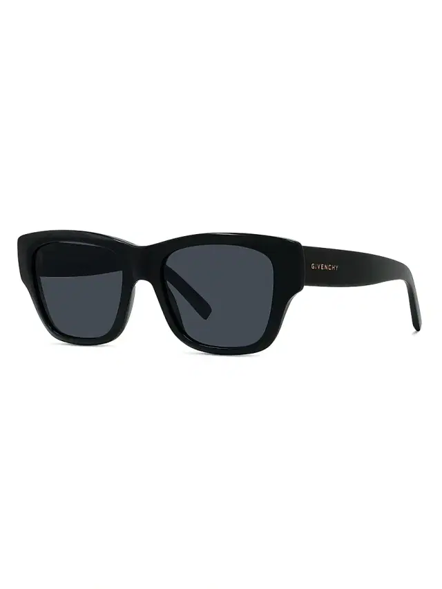 Givenchy Men's City 53MM Geometric Sunglasses - Black