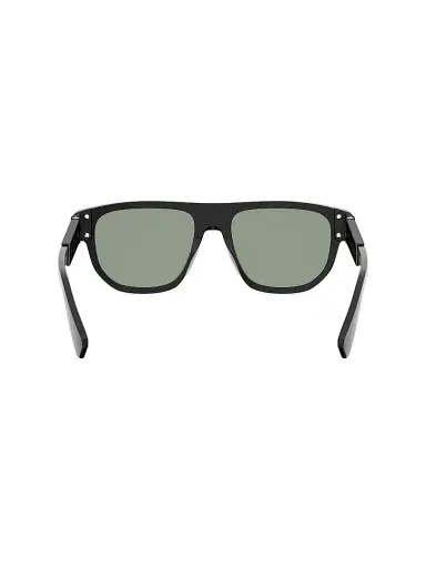 BVLGARI Women's Aluminium 55MM Rectangular Sunglasses - Shiny Black Green | Thumbnail 5 BVLGARI Women's Aluminium 55MM Rectangular Sunglasses - Shiny Black Green | Thumbnail 5