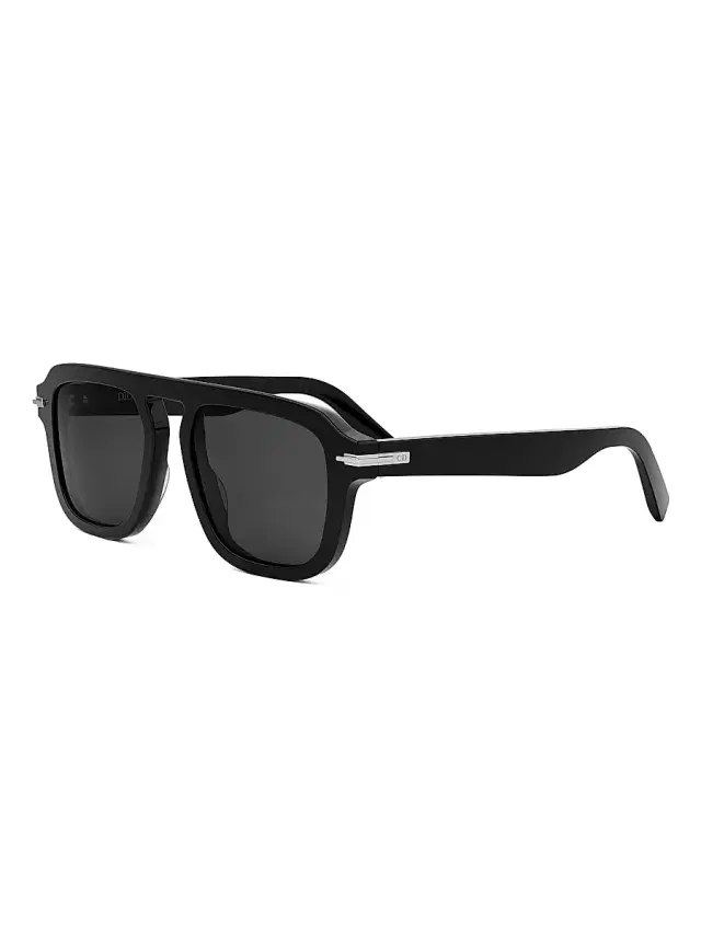 Dior Men's BlackSuit S15I 44MM Rectangular Sunglasses - Black Grey