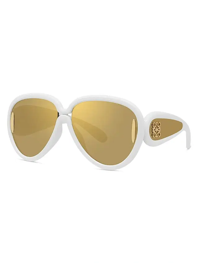 Men's x Paula's Ibiza 65MM Wave Mask Pilot Sunglasses Men's x Paula's Ibiza 65MM Wave Mask Pilot Sunglasses