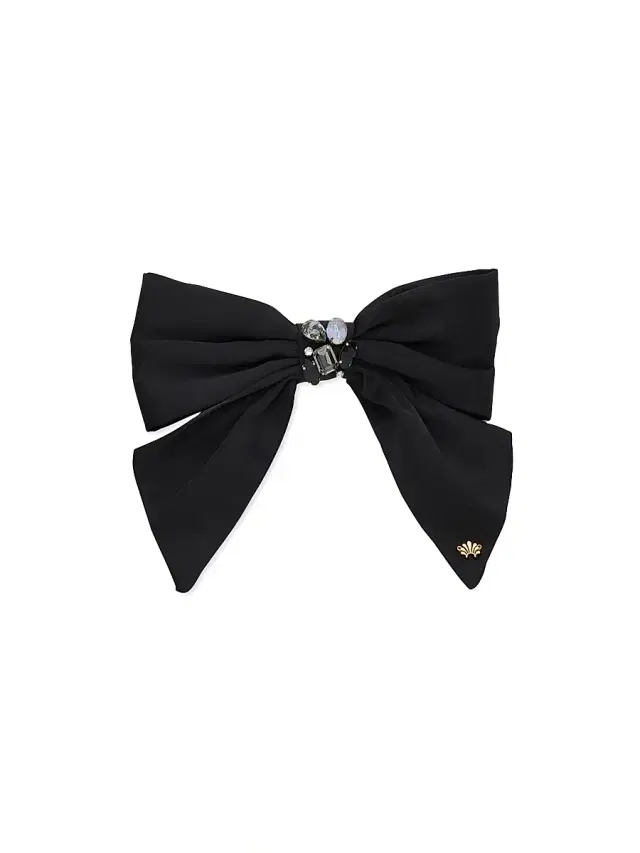 Lele Sadoughi Women's Natalia Crystal-Embellished Bow - Jet