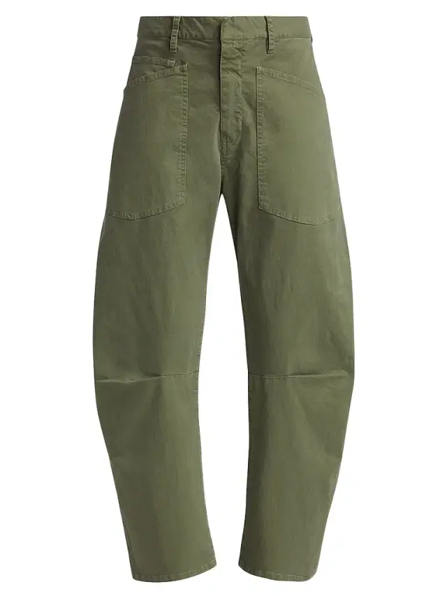 Nili Lotan Women's Shon Cotton Twill Pants - Camo