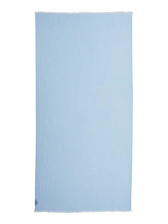 Women's Lightweight Cashmere Scarf - Light Blue