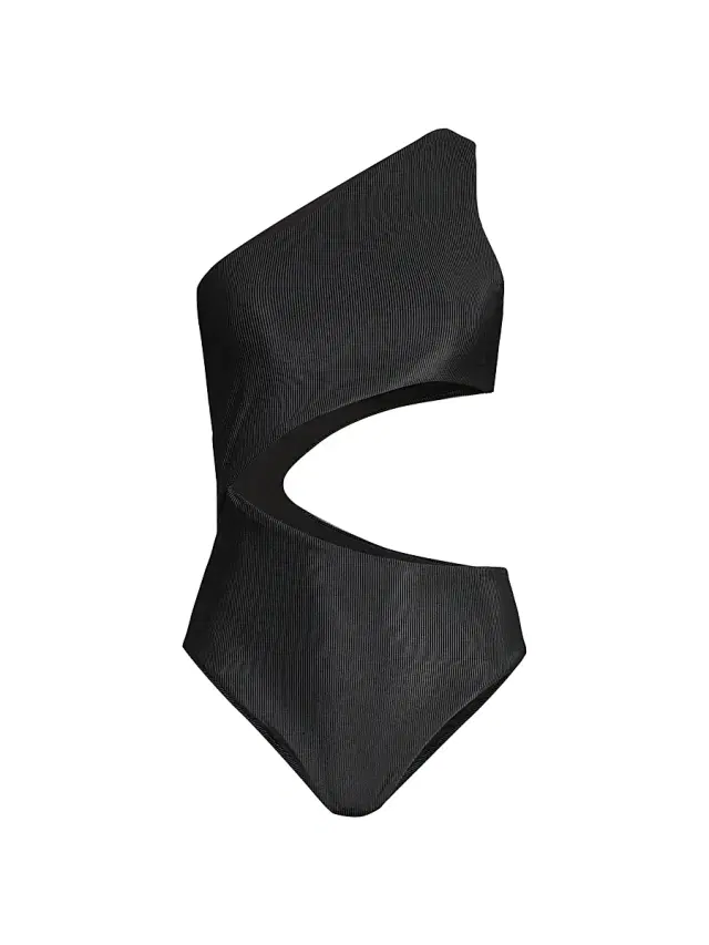 Beach Riot Women's Celine Cutout Swimsuit - Black