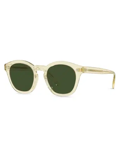 Oliver Peoples Men's Rorke 47MM Round Mirrored Sunglasses - Lite Beige | Thumbnail 2 Oliver Peoples Men's Rorke 47MM Round Mirrored Sunglasses - Lite Beige | Thumbnail 2