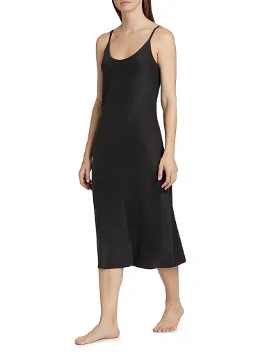 Lunya Women's Washable Silk Slip Dress - Immersed Black - Size XL | Thumbnail 2 Lunya Women's Washable Silk Slip Dress - Immersed Black - Size XL | Thumbnail 2
