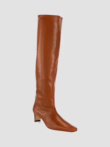 Staud Women's Wally Leather Knee-High Boots | Thumbnail 2 Staud Women's Wally Leather Knee-High Boots | Thumbnail 2