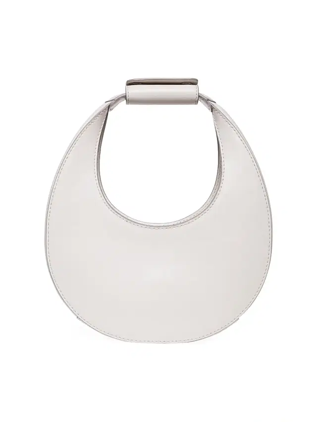 Staud Women's Mini Moon Leather Shoulder Bag - Cream