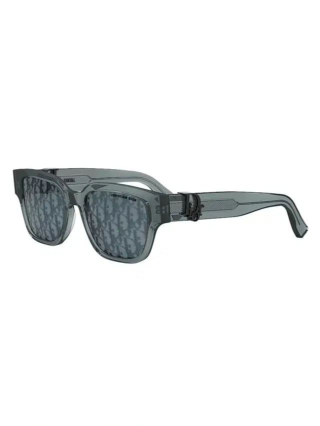 Dior Men's Oblique S1I 53MM Square Sunglasses - Blue Blue