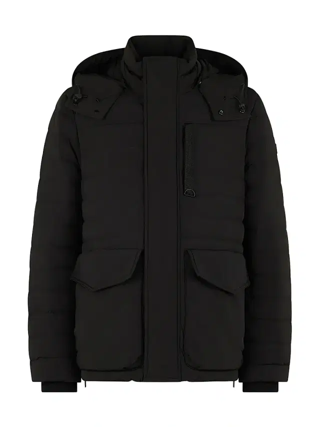 Men's Active Flex Greystone Puffer Jacket - Black