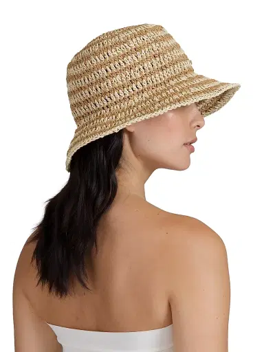 Eugenia Kim Women's Jonah Crochet Bucket Hat - Natural Camel | Thumbnail 6 Eugenia Kim Women's Jonah Crochet Bucket Hat - Natural Camel | Thumbnail 6