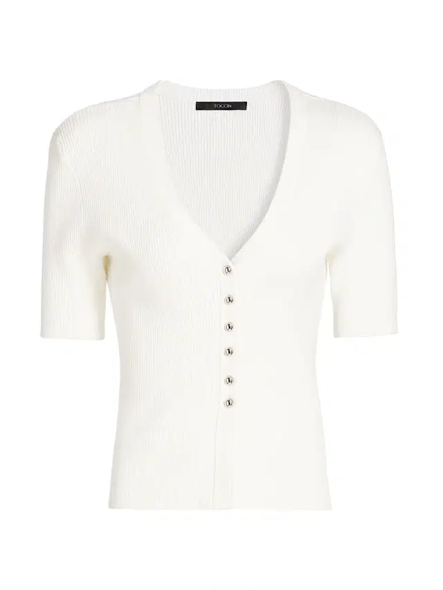 Toccin Women's Charity Rib-Knit Cardigan - Optic
