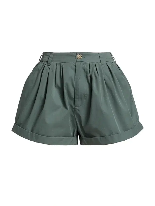 DÔEN Women's Paige Bubble Shorts - Lagoon