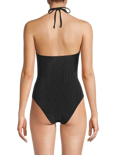 BEACH RIOT Women's Rib Phoenix One-Piece Swimsuit - Black - Size Large | Thumbnail 5 BEACH RIOT Women's Rib Phoenix One-Piece Swimsuit - Black - Size Large | Thumbnail 5