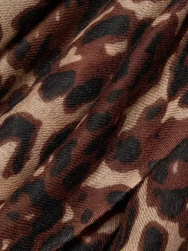 Sofia Cashmere Women's Leopard Cashmere Scarf | Thumbnail 3 Sofia Cashmere Women's Leopard Cashmere Scarf | Thumbnail 3