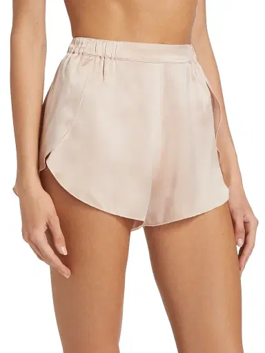 Lunya Women's Washable Silk Tulip-Back Pajama Set - Delicate Pink - Size XS | Thumbnail 4 Lunya Women's Washable Silk Tulip-Back Pajama Set - Delicate Pink - Size XS | Thumbnail 4