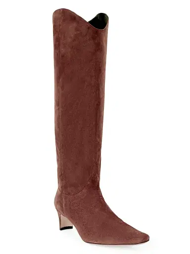 Staud Women's Western Suede Wally Boots | Thumbnail 2
