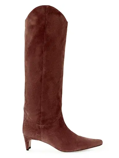 Staud Women's Western Suede Wally Boots | Thumbnail 1