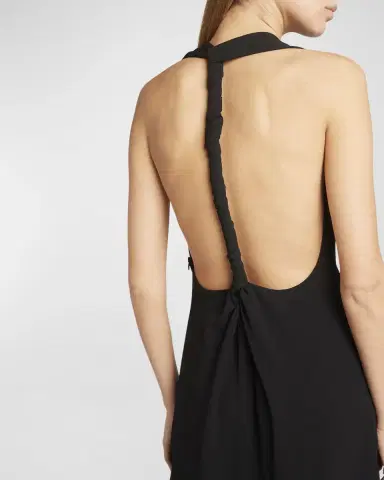Proenza Schouler Matte Viscose Crepe Twist-Back Maxi Dress | Thumbnail 6 Proenza Schouler Matte Viscose Crepe Twist-Back Maxi Dress | Thumbnail 6