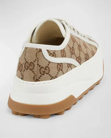Gucci GG Canvas Low-Top Platform Sneakers | Thumbnail 2